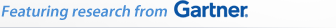 Featuring research form Gartner