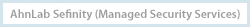 AhnLab Sefinity (Managed Security Services)