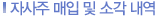 자사주 매입 소각 내역