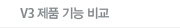 V3 제품 기능 비교
